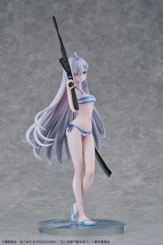 アニメ『死亡遊戯で飯を食う。44:CLOUDY BEACH』より、「幽鬼」が水着姿でフィギュア化。あみあみにて予約受付中。 画像 5