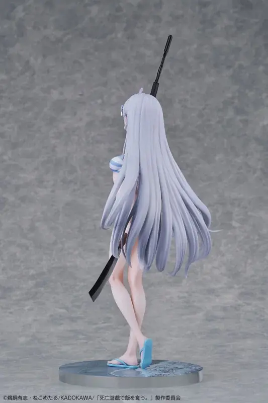 アニメ『死亡遊戯で飯を食う。44:CLOUDY BEACH』より、「幽鬼」が水着姿でフィギュア化。あみあみにて予約受付中。 画像 8