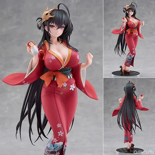 『アズールレーン』より、浴衣姿の「大鳳」がスケールフィギュアとなって登場。あみあみにて予約受付中。 画像 2