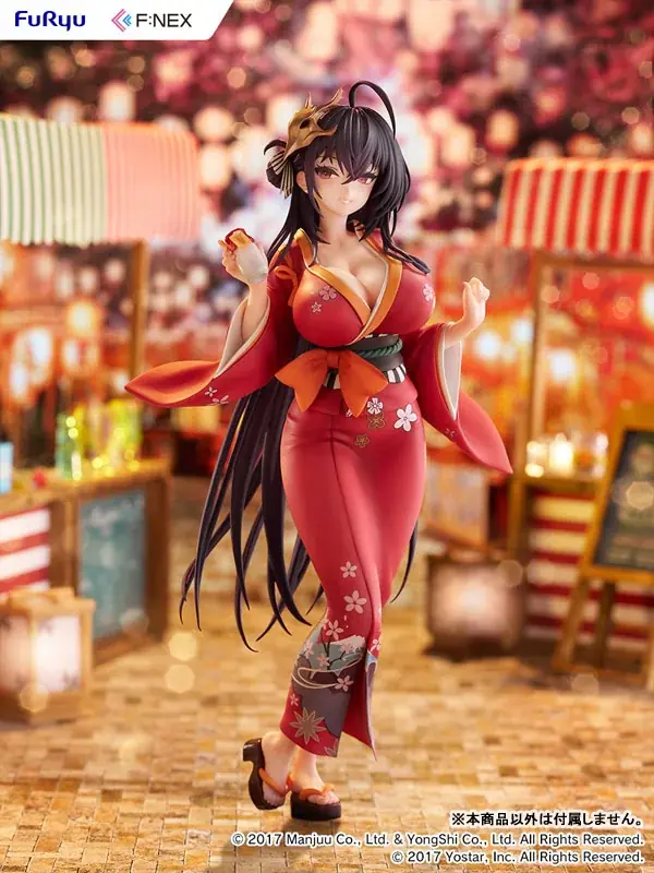 『アズールレーン』より、浴衣姿の「大鳳」がスケールフィギュアとなって登場。あみあみにて予約受付中。 画像 3