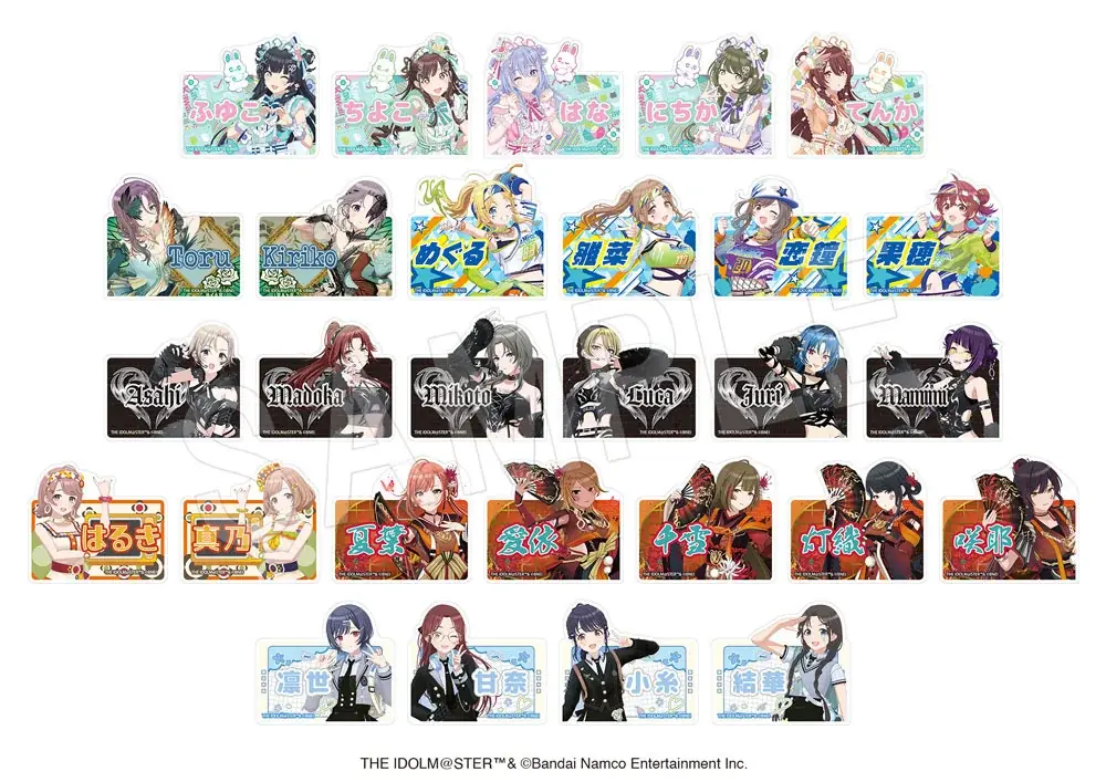 「アイドルマスター シャイニーカラーズ」の新作グッズが「コミックマーケット108」で登場！総勢28名の「担当応援マフラータオル」などのアイテムが中外鉱業ブースにて販売決定！ 画像 2