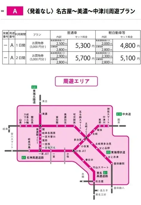 高速道路周遊パス「速旅」 とき（土岐）を満喫！『土岐プレミアム・アウトレットお買い物券付ドライブプラン』7月24日（金）より受付開始 画像 4