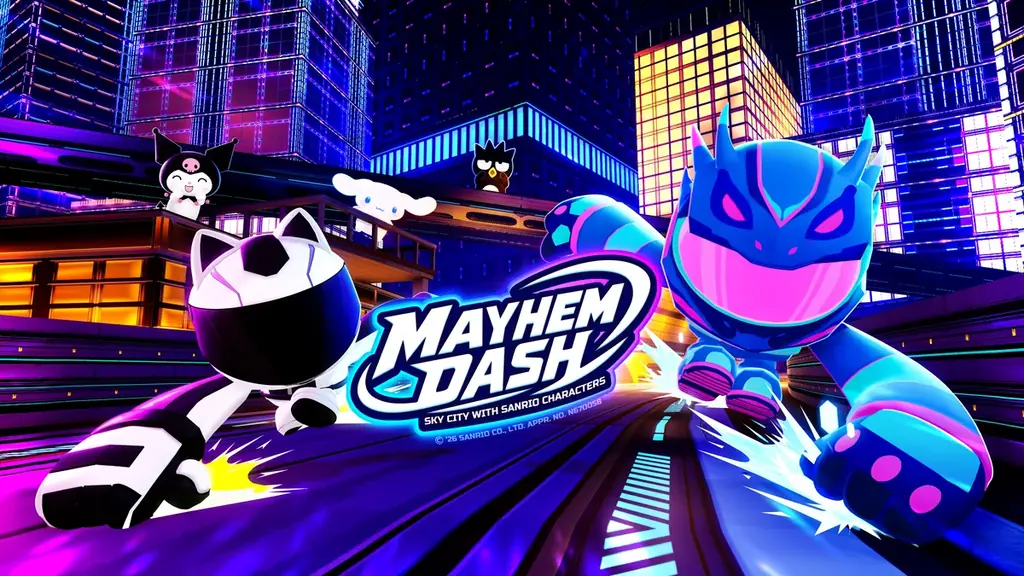 サンリオと走る空中都市VRレース『Mayhem Dash』公開