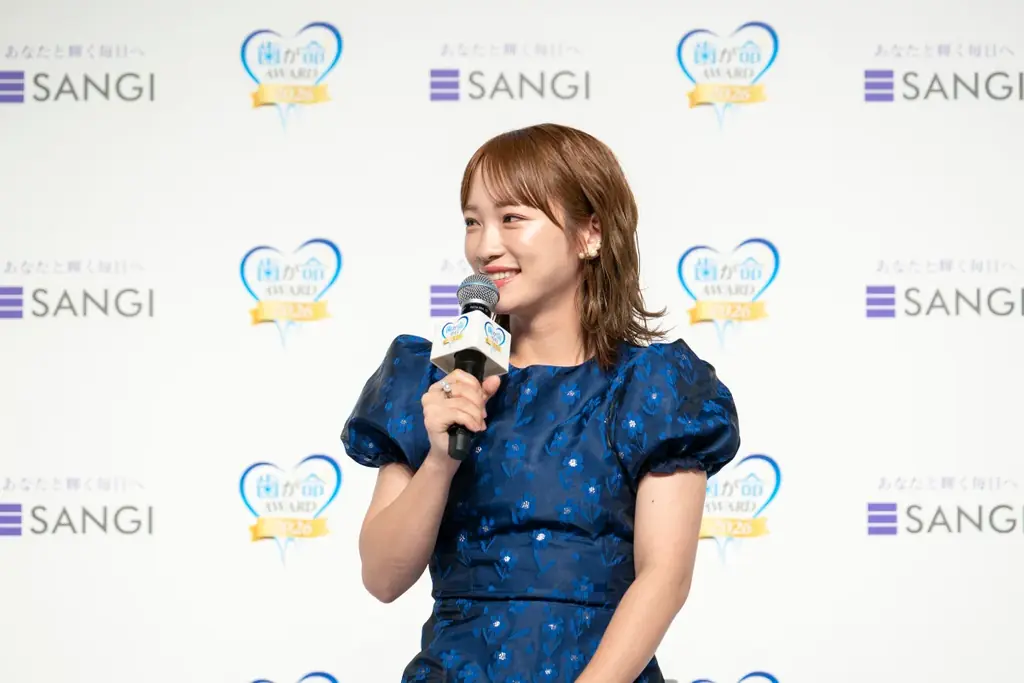 8月1日「歯が命の日」記念！第12回『サンギ 歯が命アワード2026』川栄李奈さんが受賞！ 画像 5