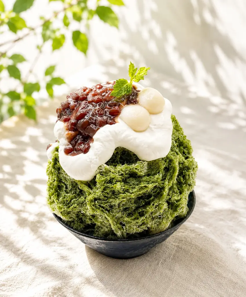 阪急うめだ本店12階オールスターダイニングが【堂島ロール】のモンシェールとコラボ　「堂島ロールとプティスイーツのセット」や厳選抹茶かき氷を期間限定販売 画像 2