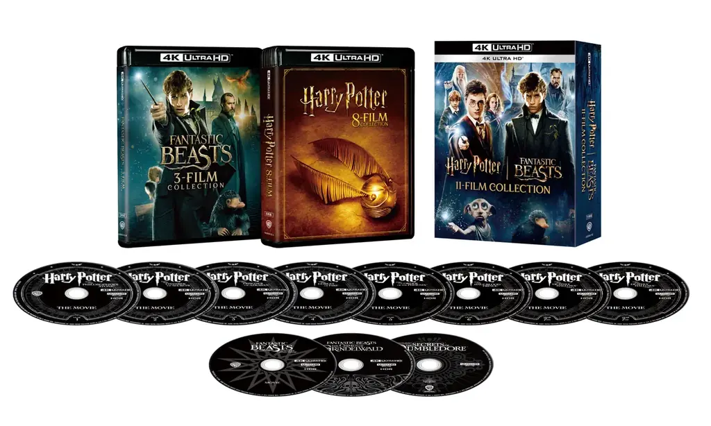 10月7日発売 ハリー・ポッター11作4K/BD/DVDセット
