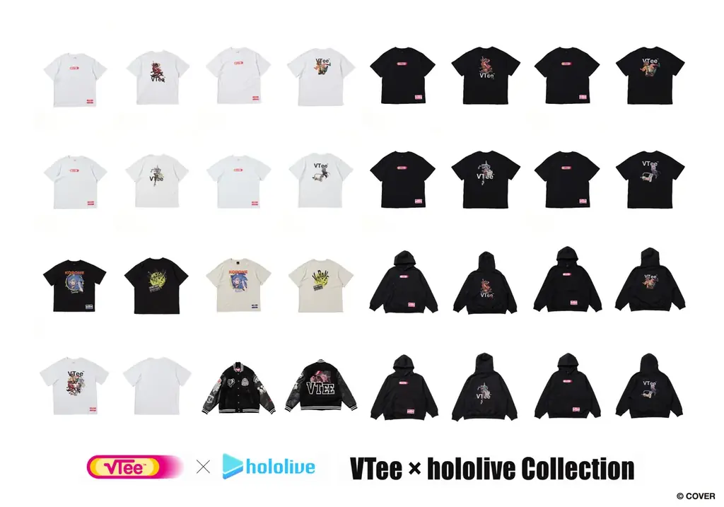 VTee初となるコラボレーション「VTee × hololive Collection」を2026年8月13日より発売。 画像 12