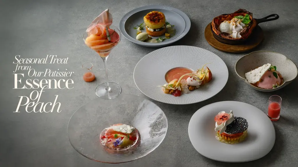 都内7店で桃づくし『Essence of Peach』フェア
