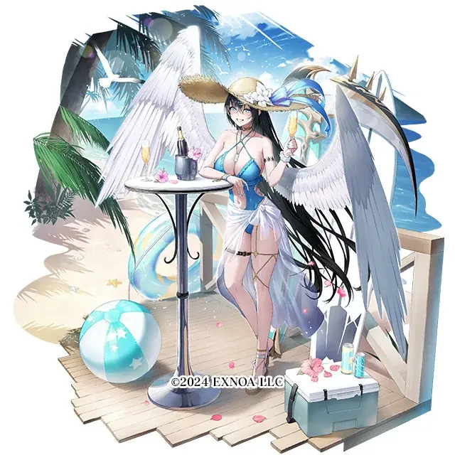 DMM GAMES『ANGELICA ASTER』期間限定で人気天使達が水着姿で登場！育成アイテムがもらえるキャンペーンを開催！ 画像 5