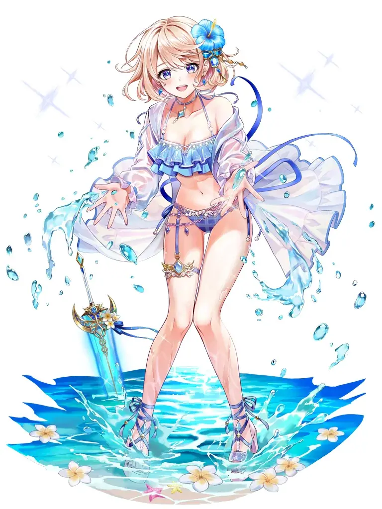 『白猫プロジェクト NEW WORLD’S』新イベント「サマー・ビーチ・バケーション」開催！夏らしい水着姿のエレノア、ニルカ、フラン、カクリアが登場！ 画像 2