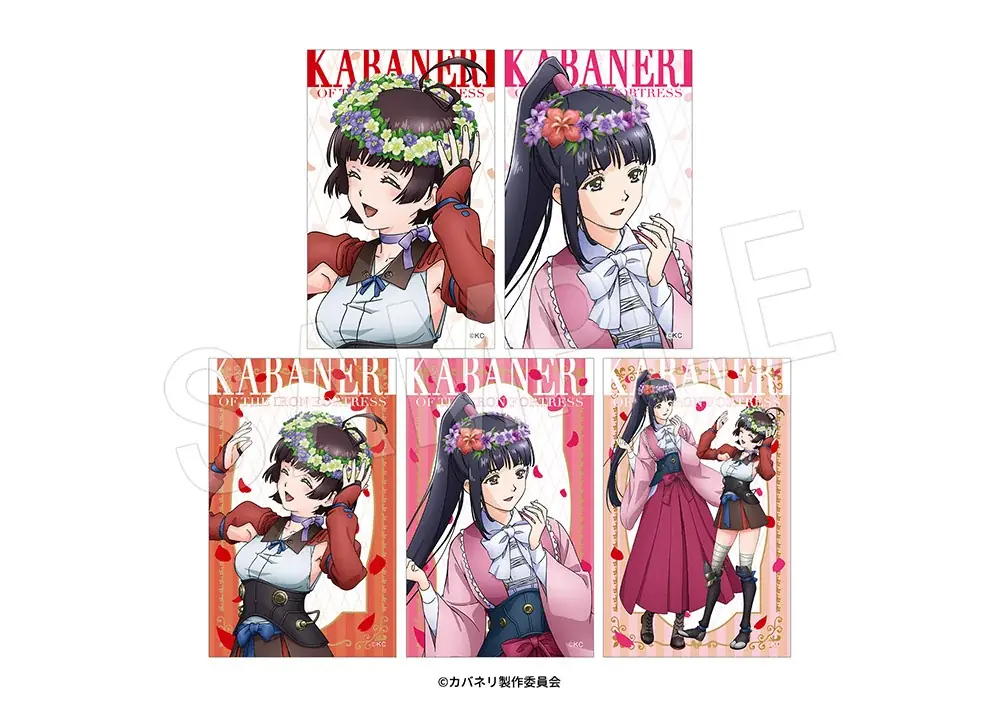 『甲鉄城のカバネリ』より、“花冠”がテーマの描き下ろしイラストを使用した新作グッズが「コミックマーケット108」で登場！中外鉱業ブースにて販売決定！ 画像 5