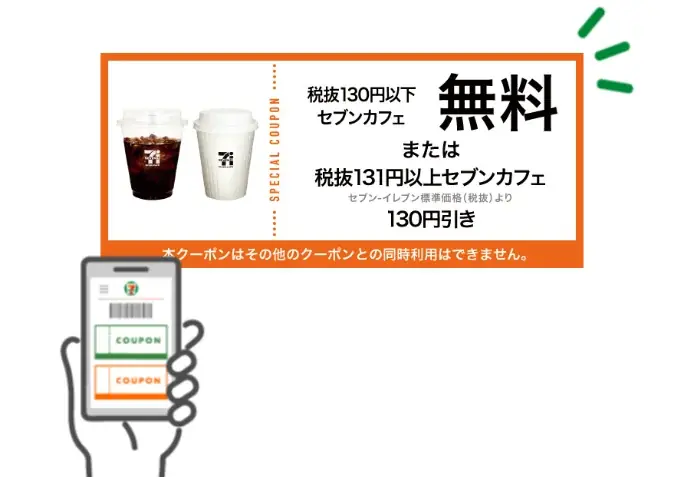 『セブンカフェ』累計10杯購入ごとにクーポンをプレゼント！セブン‐イレブンアプリにて8月限定開催 画像 4