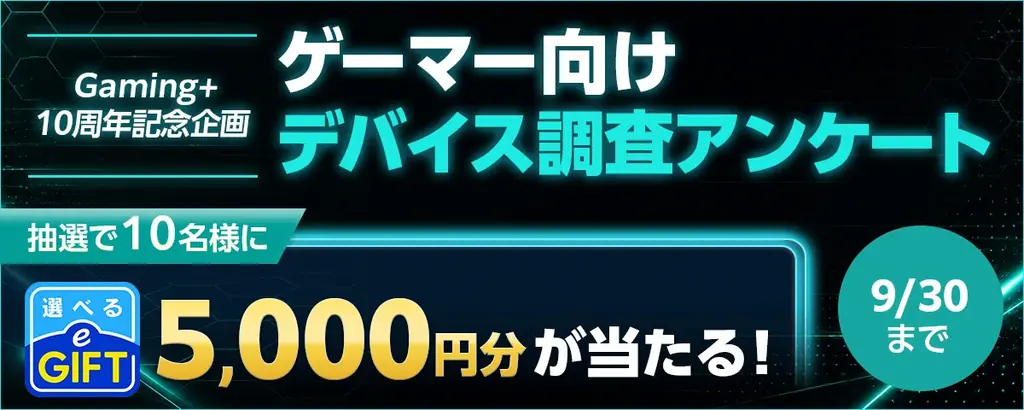 ゲーマー向けデバイス調査