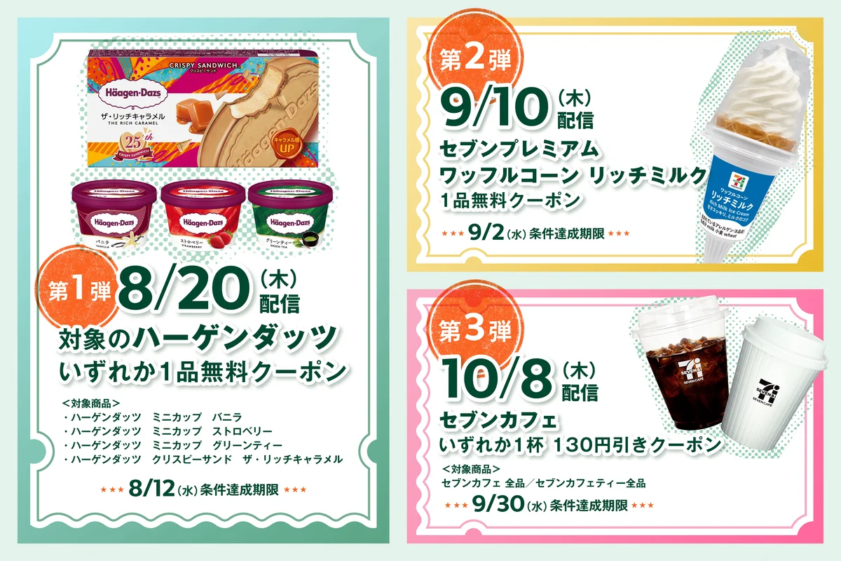 Olive会員全員対象！全国約2万2千店舗を展開するセブン‐イレブンで、人気商品をプレゼント！暑さで増える“酷暑出費”に、「Oliveの日」キャンペーン 画像 3