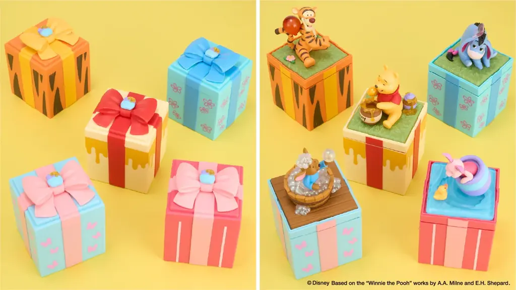 アイアップから新たなブラインドフィギュアコレクション「FLIP POP Fig.（フリポ）」シリーズが登場！第一弾は『くまのプーさん』。2026年9月中旬より全国ロフトで先行販売。 画像 3