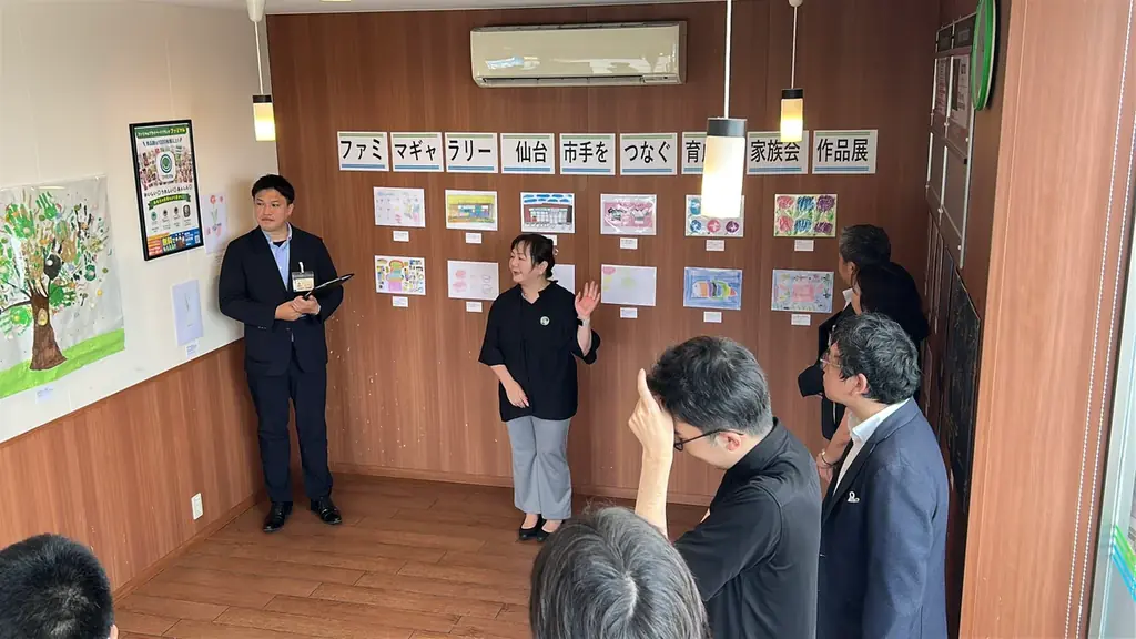 ファミマギャラリー宮城展、7店で障がい者作品展示