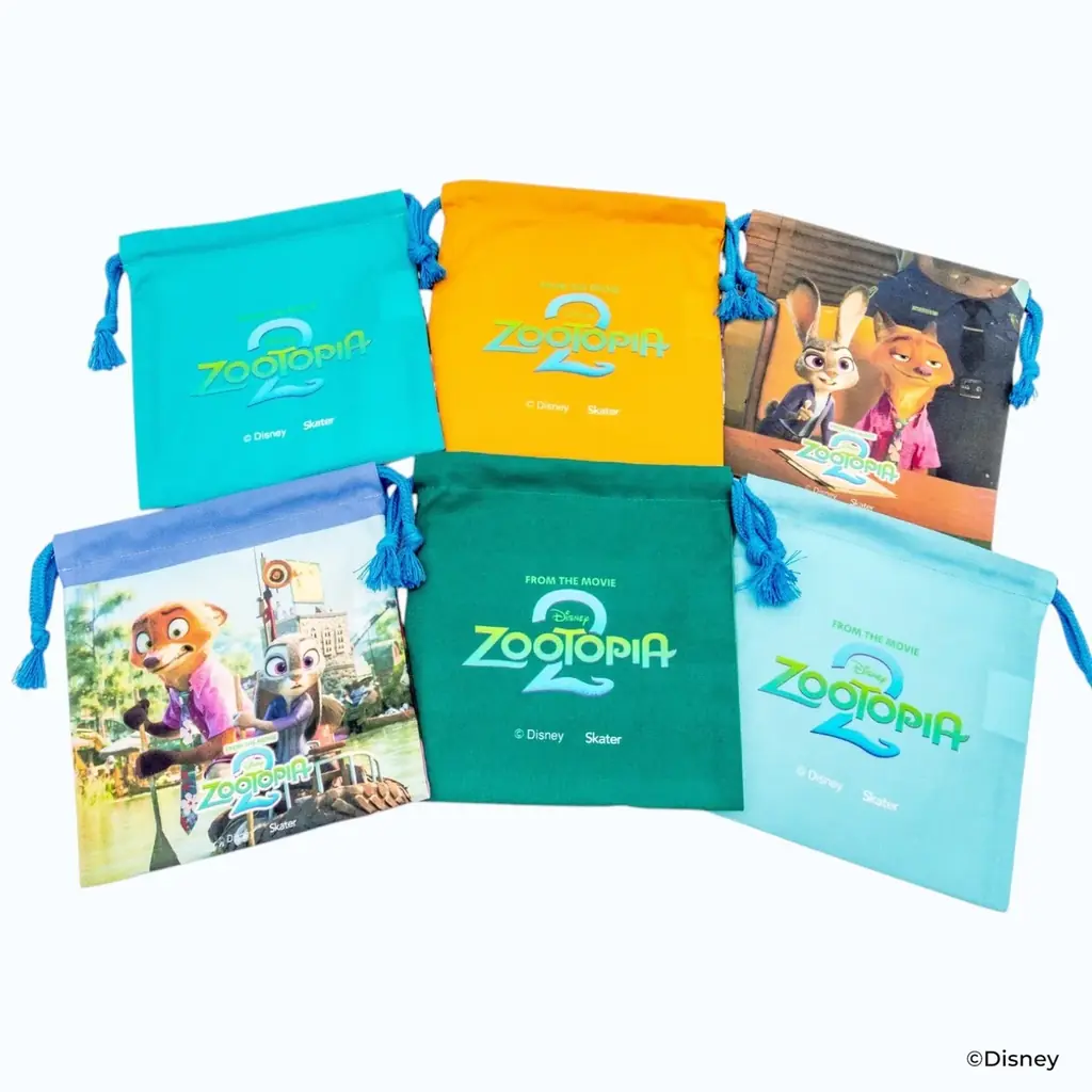 【ズートピア２】名シーンが蘇る！何が出るかお楽しみのブラインドパッケージ仕様の「ランチ巾着M」が「Disney THE MARKET 日本橋三越」にて8/5(水)～先行販売！ 画像 2