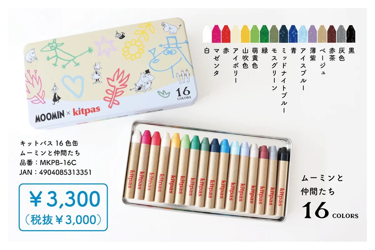 【8月9日はムーミンの日】窓ガラスに描いて消せる「キットパス」に「ムーミン」コラボシリーズが新登場！ 画像 3