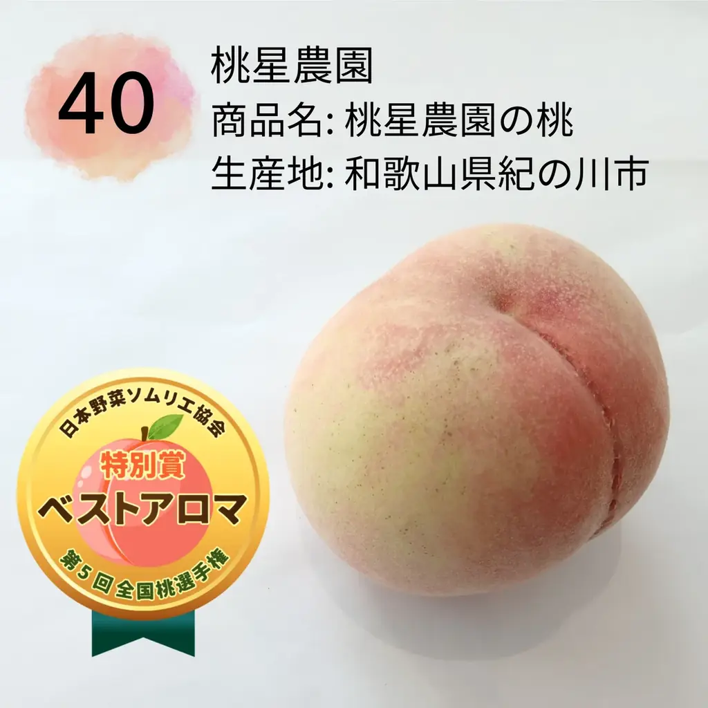 もっともおいしい「桃」NO.１が決定！日本一は、岡山県倉敷市玉島「おかやま夢白桃/岡本桃花園」に決定！ 画像 11