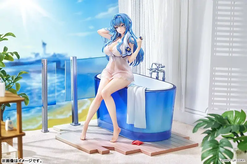 『勝利の女神：NIKKE』より、「ヘルム」が湯上がり姿のフィギュアで登場。あみあみにて予約受付中。 画像 7
