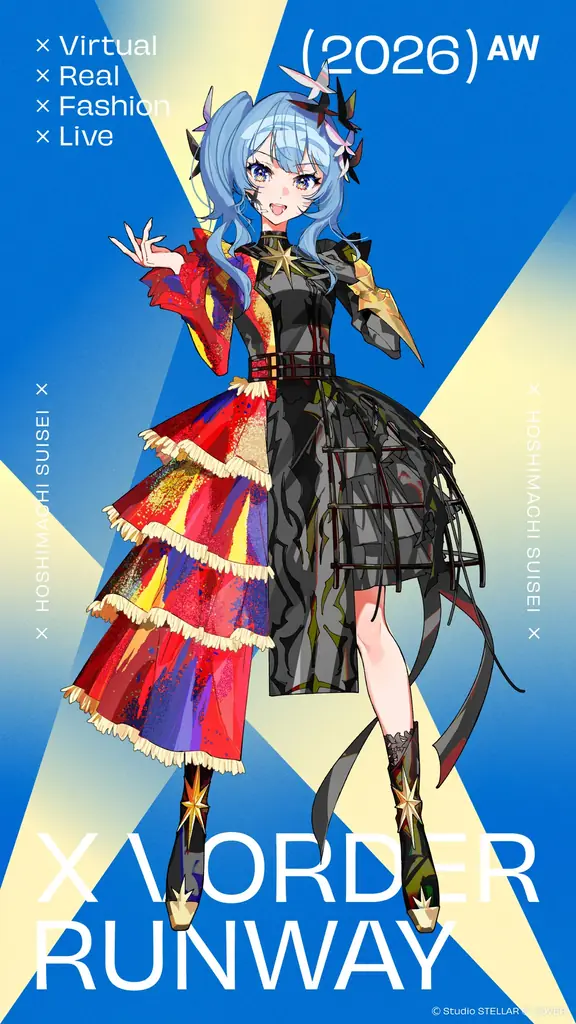 “ファッションショー×音楽ライブ”「X VORDER RUNWAY」VTuber、ゲーム・アニメキャラクター、リアルアーティスト全出演者が集結するテーマソング『交錯 OMNIVERSE』MVを公開！ 画像 26