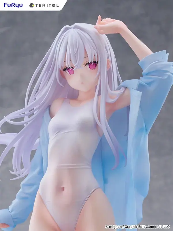 mignon先生が描くオリジナルキャラクター「shiro」がSwimsuit ver.になりフィギュア化。あみあみにて予約受付中。 画像 19