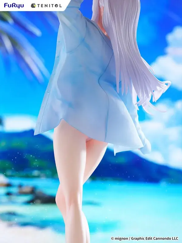 mignon先生が描くオリジナルキャラクター「shiro」がSwimsuit ver.になりフィギュア化。あみあみにて予約受付中。 画像 6