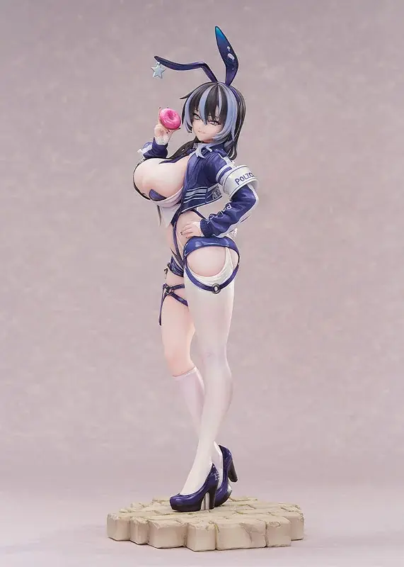 CheLA77先生のオリジナルキャラ「バニーポリス01」「バニーポリス02」がフィギュアで登場。あみあみにて、それぞれ予約受付中。 画像 14