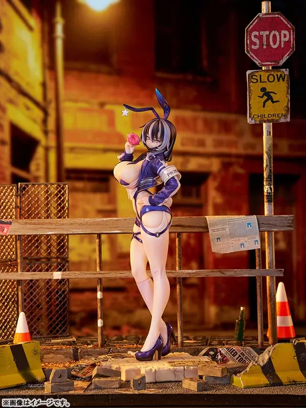 CheLA77先生のオリジナルキャラ「バニーポリス01」「バニーポリス02」がフィギュアで登場。あみあみにて、それぞれ予約受付中。 画像 17