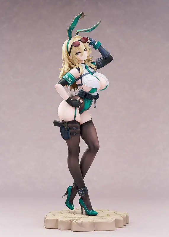 CheLA77先生のオリジナルキャラ「バニーポリス01」「バニーポリス02」がフィギュアで登場。あみあみにて、それぞれ予約受付中。 画像 5