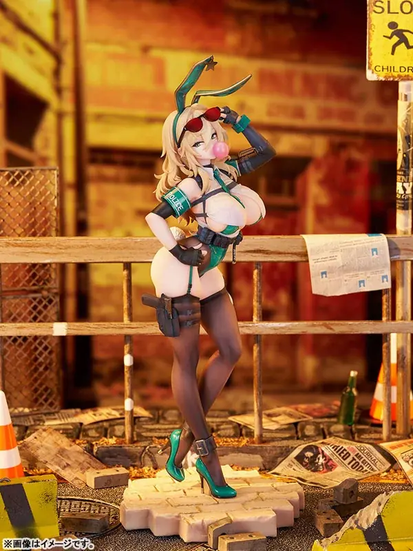 CheLA77先生のオリジナルキャラ「バニーポリス01」「バニーポリス02」がフィギュアで登場。あみあみにて、それぞれ予約受付中。 画像 8