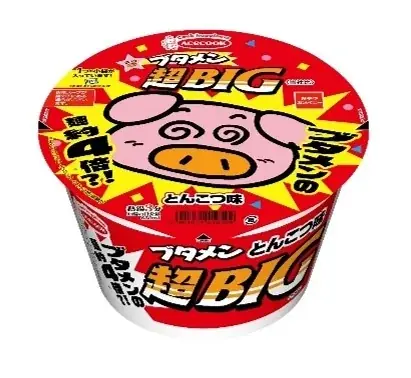 ブタメンの麺約4倍？！「ブタメン超BIG」が登場！全国のセブン‐イレブン限定で8月11日（火）より順次発売 画像 2