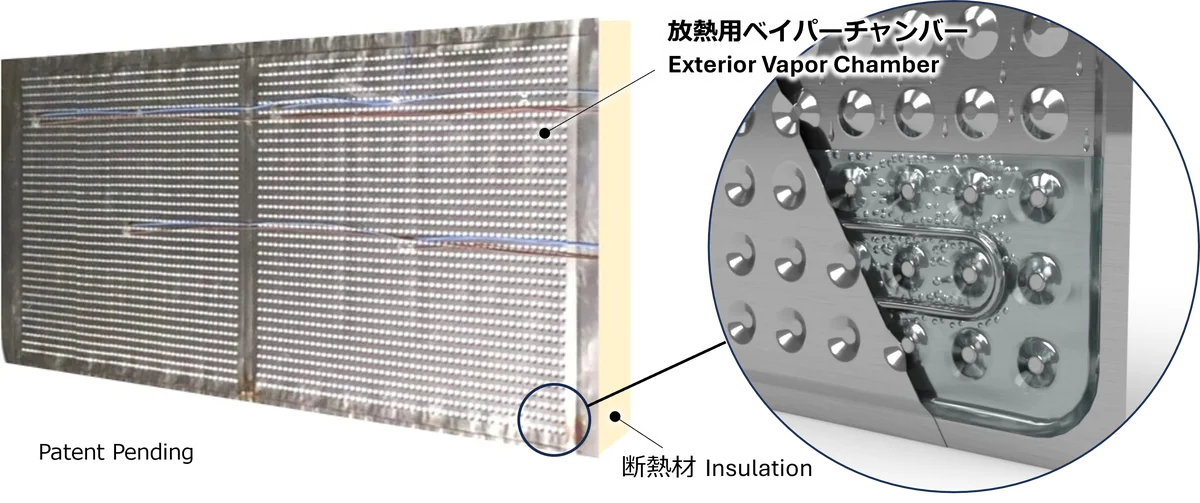 10年の熱工学研究が結実。　ポルタパーク、電気無しで放熱する世界初(*1)の「建材型ベイパーチャンバーパネル」「空調機能性建材」の開発に成功、事業化へ 画像 4