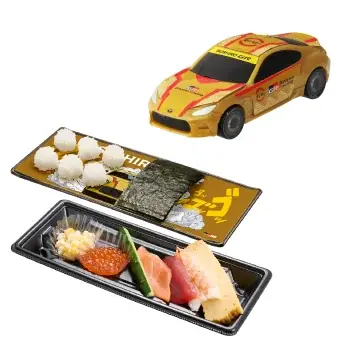 『こどもスシロー』スシローとGAZOO Racingが初コラボ！夏休みの楽しい一日を！親子で「SUSHIGO！」GR4車種のコラボ限定ミニカー付き商品が登場 画像 2