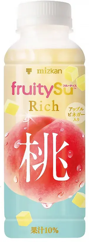 暑い夏にぴったりの、すっきりフルーティーな桃ドリンク「フルーティスRich 桃」が新発売 画像 1