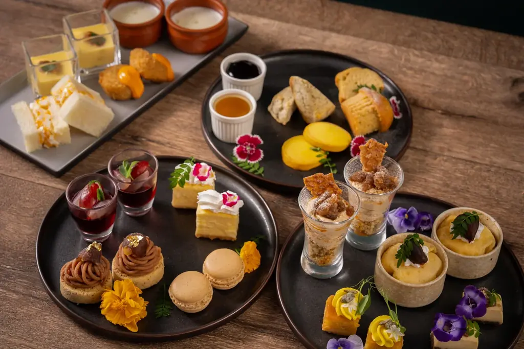 名古屋「The Living Room with SKY BAR」　秋の恵み【栗×かぼちゃ×キャラメル】のアフタヌーンティー 画像 2