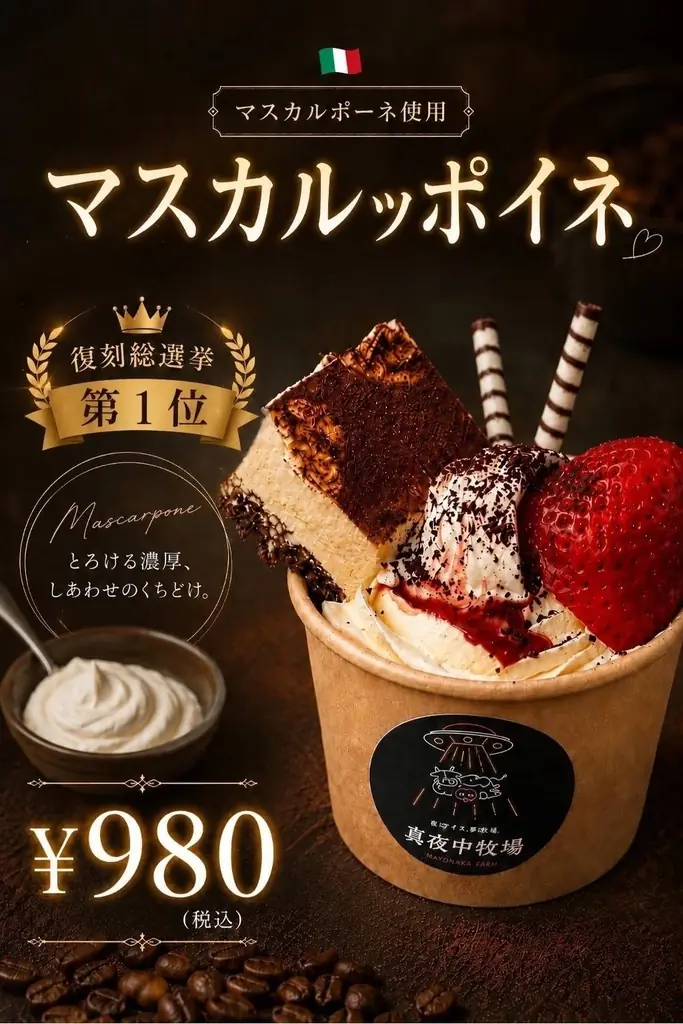 【墨田区両国】2026年8月で3周年！夜アイス専門店「真夜中牧場」両国横綱横丁店、お客様への感謝を込めて3周年記念イベントを開催 画像 3