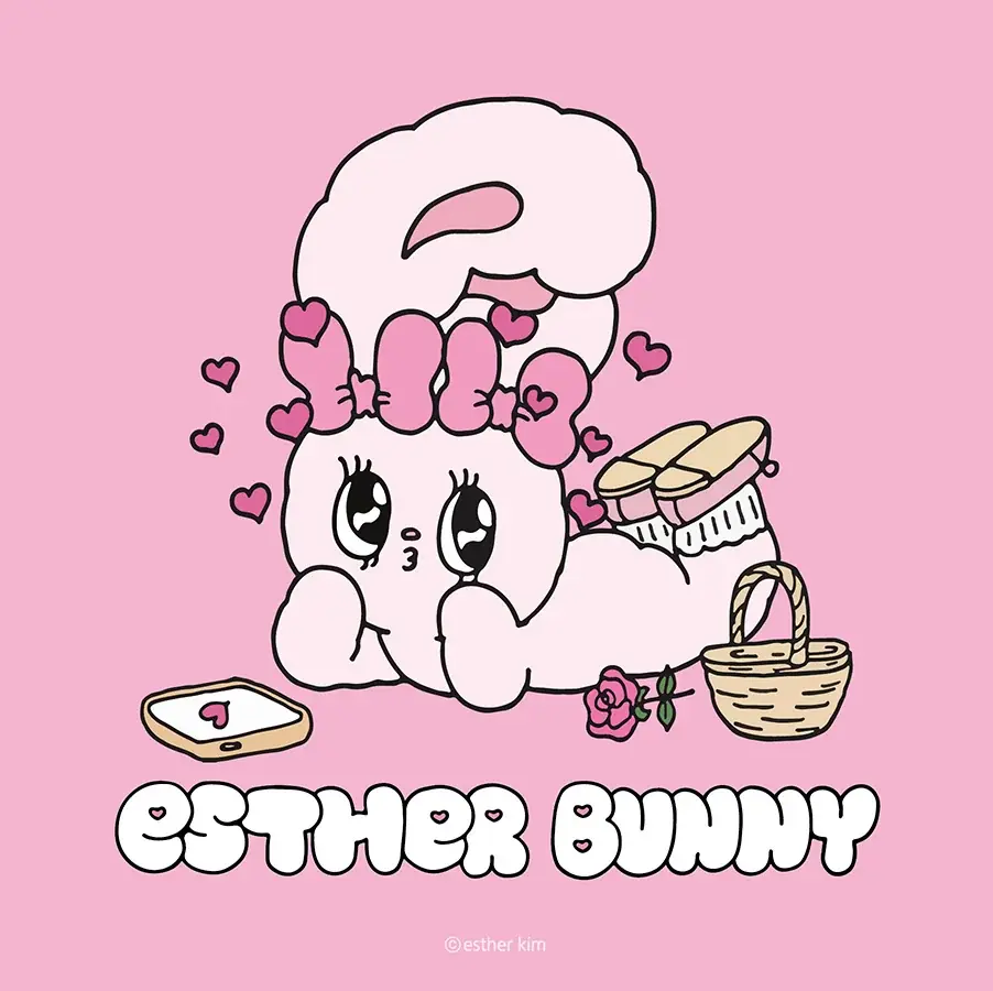 韓国発の大人気キャラクター「ESTHER BUNNY（エスターバニー）」カプコンカフェでのコラボが開催決定！ 画像 2