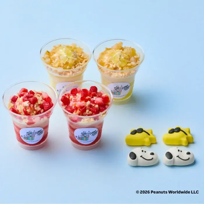【阪急うめだ本店】オンラインで好評発売中の「スヌーピーアイスパフェ」が8月12日(水)より12階レストラン「オールスターダイニング」に登場 画像 3
