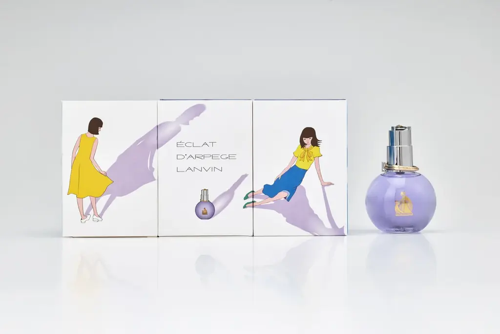 名香「ランバン エクラ・ドゥ・アルページュ」に、特別なイラストのスリーブがついたパッケージデザインで登場 画像 3