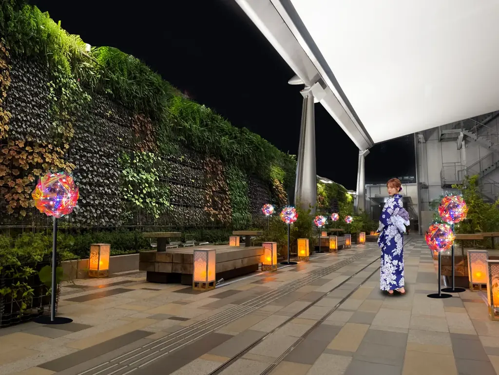 プロジェクションマッピング「八重洲花火」が今年は2エリアに拡大！約100基の灯籠が夏の東京駅を彩る「宵路灯籠2026」開催 画像 8