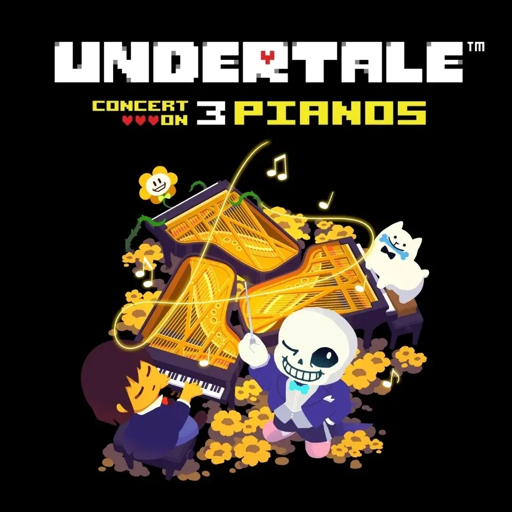 『UNDERTALE CONCERT ON 3 PIANOS』公演詳細＆KV解禁！0歳から入場可能な公演も開催。8月5日よりチケット先行開始 画像 1