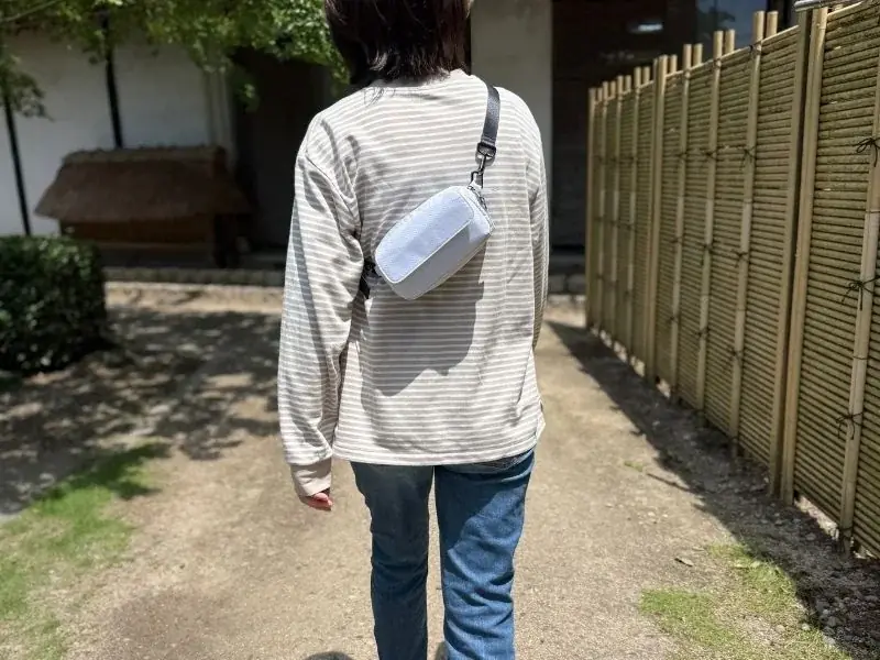 【開始24時間で460万円超え】財布もいらない「まるでポケットのようなバッグ」から新作登場。軽量撥水素材で新色2カラー。 画像 10