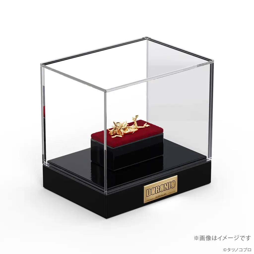 『ヤッターマン』ドロンジョ様が黄金の輝きをまとい登場！麗しく横たわる魅惑の姿を、約5cmの18金ミニフィギュアで精密再現【限定10体】 画像 12