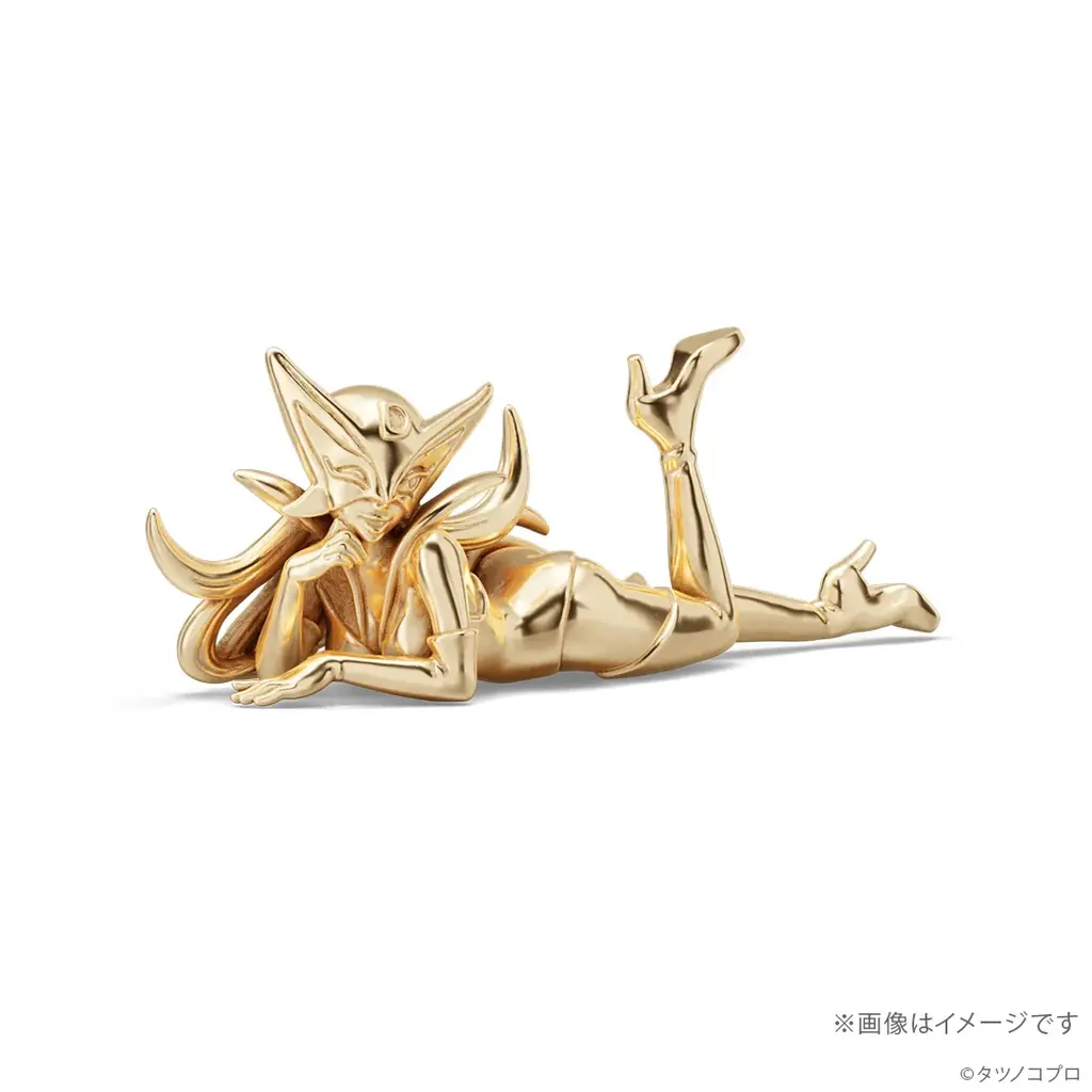 『ヤッターマン』ドロンジョ様が黄金の輝きをまとい登場！麗しく横たわる魅惑の姿を、約5cmの18金ミニフィギュアで精密再現【限定10体】 画像 5