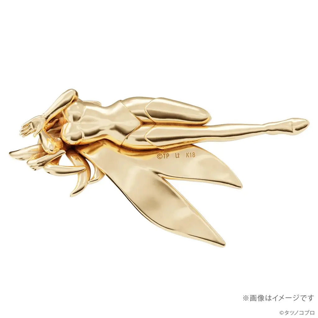 『ヤッターマン』ドロンジョ様が黄金の輝きをまとい登場！麗しく横たわる魅惑の姿を、約5cmの18金ミニフィギュアで精密再現【限定10体】 画像 9