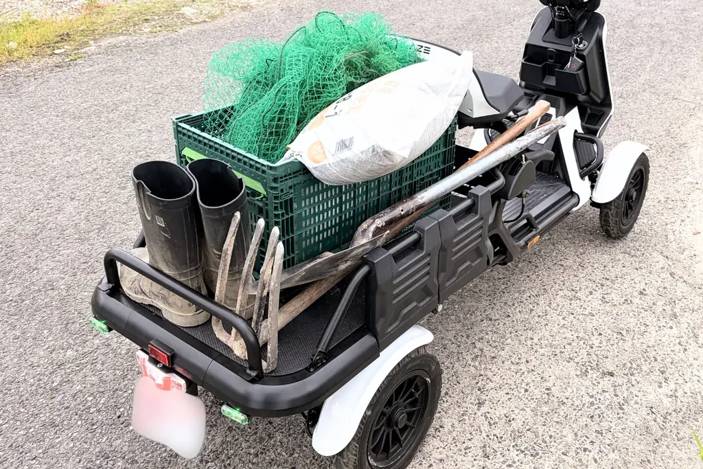【初登場！】免許不要の四輪電動車「ブレイズ イーカーゴ」と屋根付き三輪電動バイク「EVデリバリー」がCareTEX東京’26に出展 画像 6