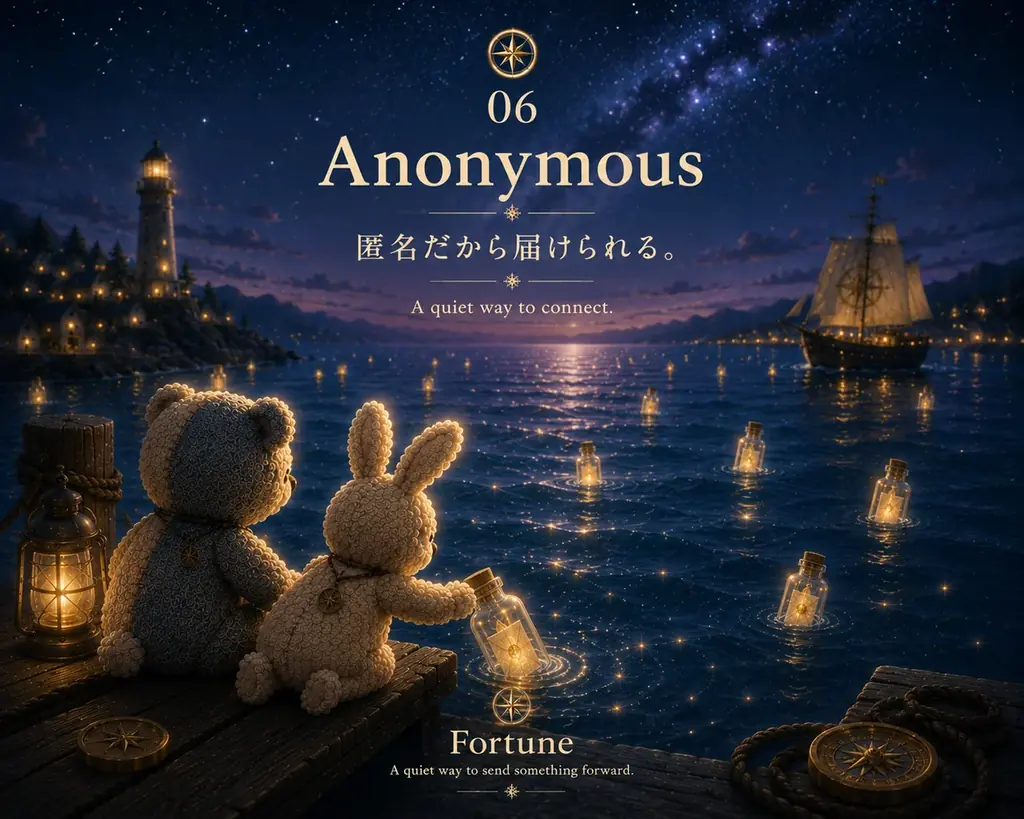 「人を探すのではなく、偶然に出会う。」匿名Webサービス「Fortune」ベータ版を公開 画像 10