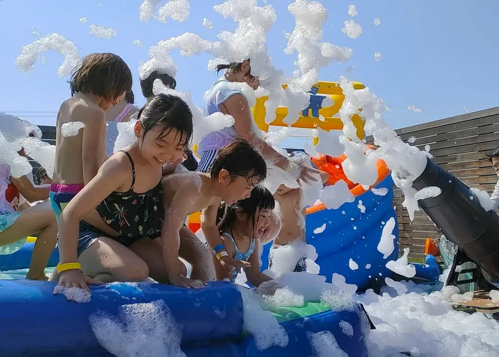 熊谷の避暑地・おふろcafe ハレニワの湯で楽しむクールな夏休み。屋上の水遊び＆花火からチャレンジゲーム、ワークショップ、こども銭湯まで夏ならではのコンテンツを目一杯楽しもう 画像 2