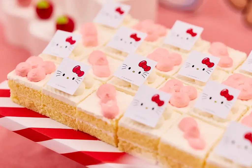 ハローキティとキティのことが大好きなタイニーチャムとのかわいいが詰まった リボンモチーフのコラボスイーツビュッフェ「HELLO KITTY RIBBON RIBBON Sweets Buffet」 画像 7